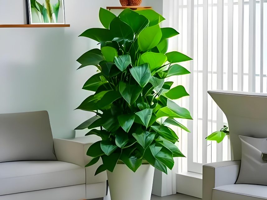 绿萝柱棕柱制作和攀爬塑形——为绿萝的向上生长打下基础